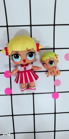 MGA Original lol surprise doll Big baby with surprise sister Rare clothes, shoes, baby bottles, discoloration toys for children