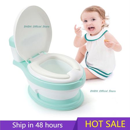 Baby Potty Children's Potty New Training Seat Baby Toilet Portable Backrest Urinal simulation Kids Toilet Trainer Bedpan