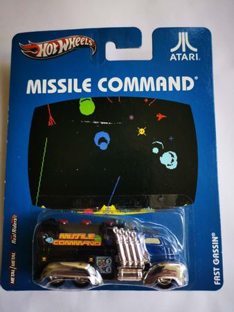 HOT WHEELS Cars 1/64 07 RealRiders ATARI MISS COMMAND Fast Gassin Collector Edition Metal Diecast Model Car Kids Toys Collection