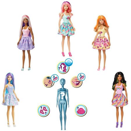 Color Reveal Barbie Dolls Stars Rain Scene Surprise Blind Box with Dolls Accessories Original Barbie Baby Toys for Girls Fashion