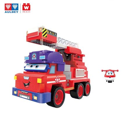 AULDEY super fighter Dayong fire truck small particles are compatible with Lego blocks of educational children's toys