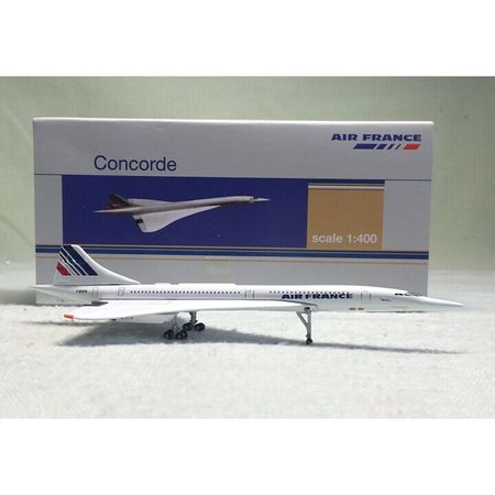 Socatec 1: 400 Air France Official Original Supersonic Concord Alloy Airliner Aircraft Model Static