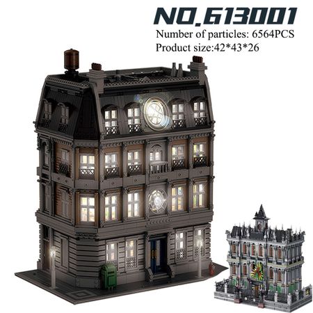 Lunatic Hospital 613001 Doctor Strange's Sanctum Sanctorum Building Blocks 6564pcs Bricks Toys Fit Lego MOC-30628