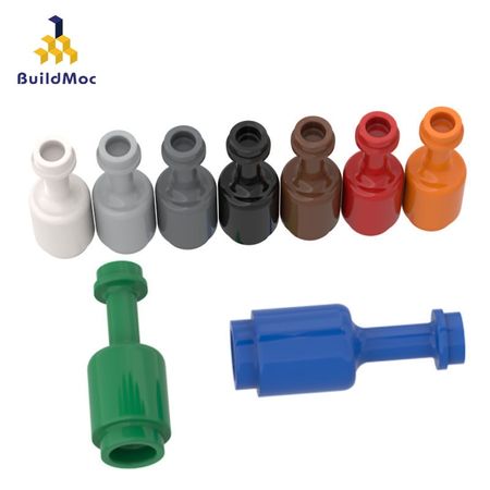 BuildMOC Compatible Assembles Particles 95228 Bott Inclined Grain Free Brick Building Blocks Parts DIY LOGO Educational Tech Toy