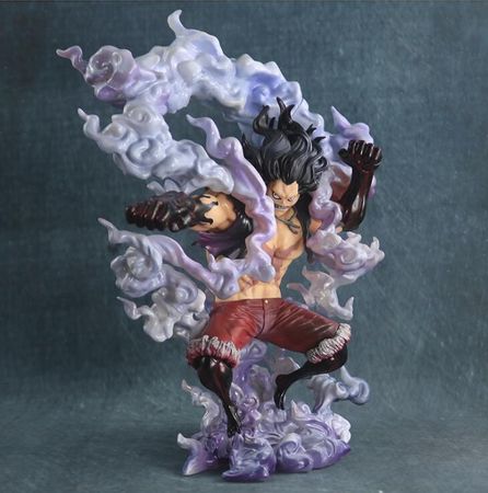 Anime One Piece Monkey D Luffy Snake Man Gear Fourth PVC Action Figure Toy