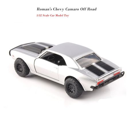 1/32 Fast and Furious Cars Roman's Chevy Camaro Simulation Metal Diecast Model Cars Kids Toys