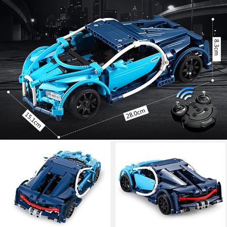 419pcs 28CM RC Car Model Building Blocks Set Rechargeable Battery Brick Compatible with all Major Brands technic Toys Gift Boy
