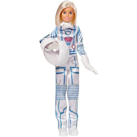 Original Barbie Astronaut Doll Inspiring Girls Dolls Blonde Toys for Girls Wearing Space Suit Helmet Career Barbie Doll Juguetes