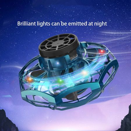 Fidget Spinner Mini UFO LED Drone Hand-Controlled Office Toys  Lighting in Dark Plastic ABS Toy Adult Game Stress Relief Gift 2