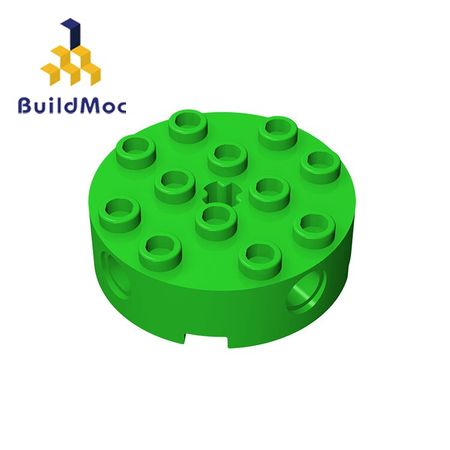 BuildMOC Compatible Assembles Particles 6222 4x4 For Building Blocks DIY LOGO Educational High-Tech Spare Toys