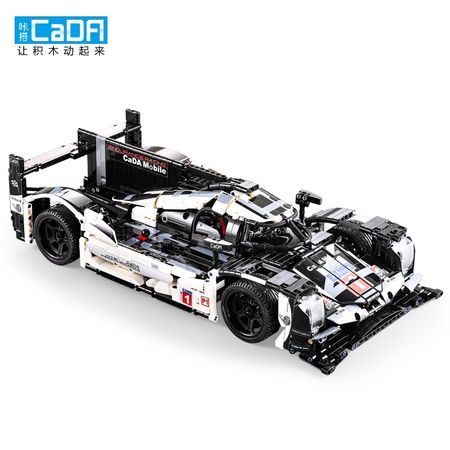 Cada Technic Series MOC RC Endurance Racing Car Model Kit Building Blocks Remote Control Vehicle Educational Toys for Children