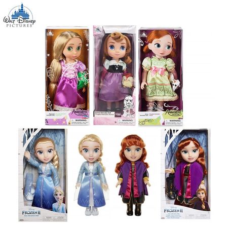 Hasbro 40cm Boxed Salon Doll Handmade Princess Rapunzel Sleeping Beauty Princess Frozen 2 Aishana Dolls Give Girls Birthday Gift