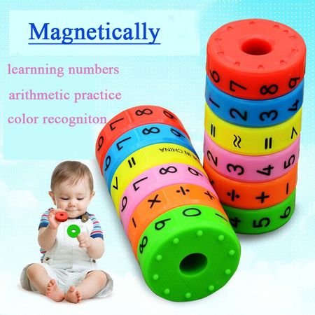 Assembling jigsaw Puzzles Arithmetic Study Math Practice Toy Magnetic Montessori Early Educational Toys for Children