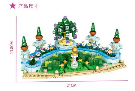 Fit Lego City Girl Friends Series Prince and Princess Funny Royal Garden Building Blocks Brick Girls Toys XINGBAO Christmas gift