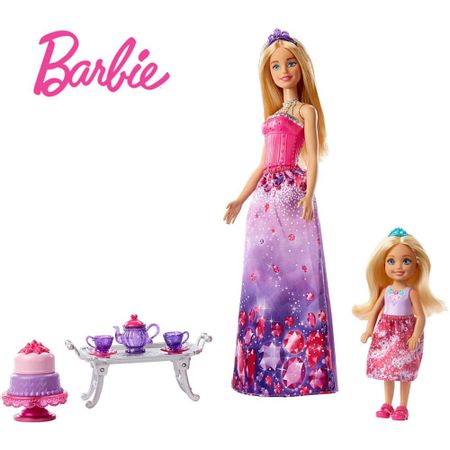 Original Brand Barbie Doll Boneca Baby Princess  Mermaid Tea Time Doll Feature The Toy for Girls 30cm Toys for Children New