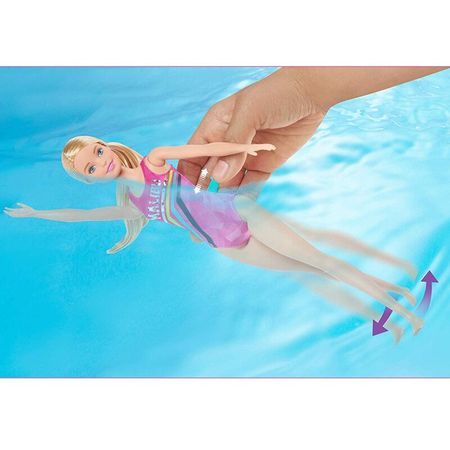 Original Barbie Doll Swimwear Clothes with Diving Board Accessories and Puppy Girls Toys for Kids Barbie Reborn Boneca Dolls