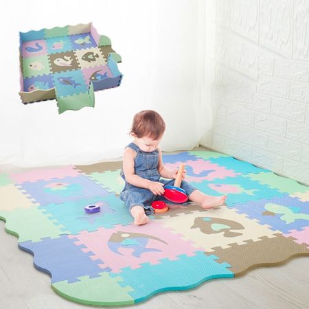 EVA Baby Play Mat Fence Kids Rug Puzzle Tapete Infantil Mat For Children Baby Toys Soft Foam Carpets Developing Activity Pad