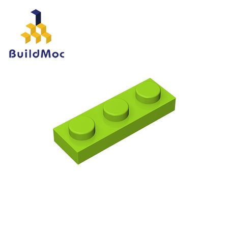BuildMOC  3623  Compatible Assembles Particles Plate 1 x 3  For Building Blocks Parts DIY story Educational Creatives gift Toys