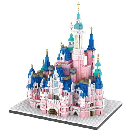 6300pcs City Architecture Amusement Park Mini Building Blocks 3D Castle Friends House Model Diamond Bricks DIY Toys for Children