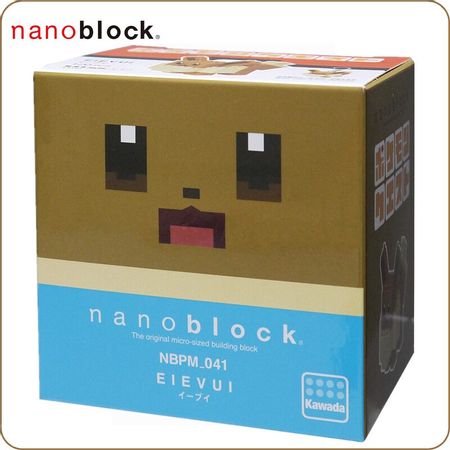 Nanoblock Pokemon Pikachu NBPM_041 QUEST EIEVUI 120pcs Anime Cartoon Diamond mini micro Block Building Blocks Bricks Toys Games