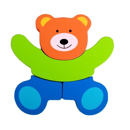 Jigsaw Toys Wooden Puzzle Cartoon Animal Wood 3d Puzzles Intelligence Kids Early Educational Toys for Children