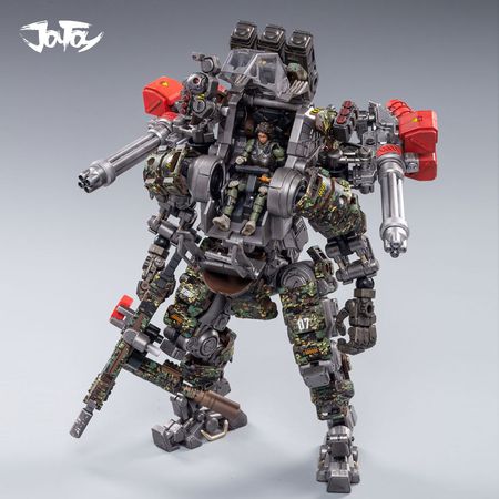 JOYTOY Scale Action Robot STEEL BONE Camouflage H-07 Heavy Firepower MECHA Coated Finished Product