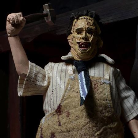 Tronzo NECA Action Figure Horror Movie Texas Chainsaw Massacre Leatherface Movable Figure PVC Model Toy Scary Killer Figurine