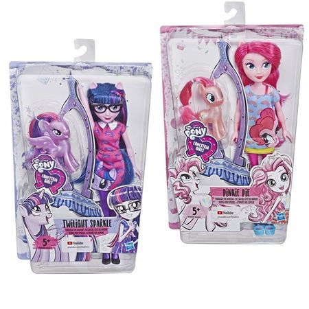Original 2019 My Little Pony new dolls Pinkie Pie Action Figure Set  Equestria Girls For Little Baby Birthday Gift Girl Bonecas