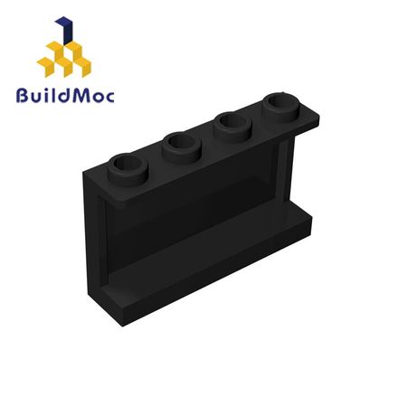 BuildMOC Compatible Assembles Particles 14718 1x4x2For Building Blocks Parts DIY LOGO Educational Tech Parts Toys