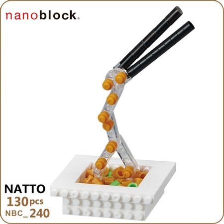 NBC-240 Nanoblock SELECTION NATTO Building Blocks Mini Collection 130pc 12 Years+