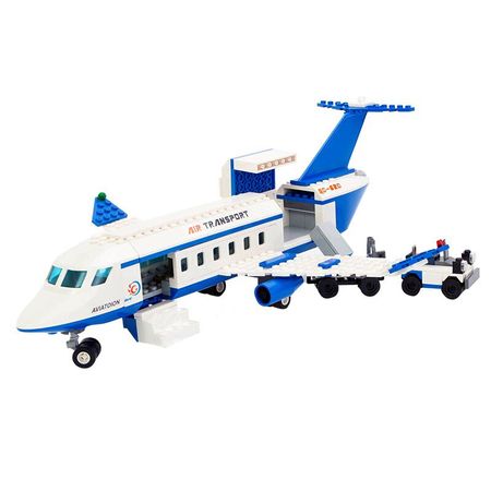 City Airliner Airport Airplane Building block Set Model International Airport Airline legoINGlys Plane Aircraft Toy For Children