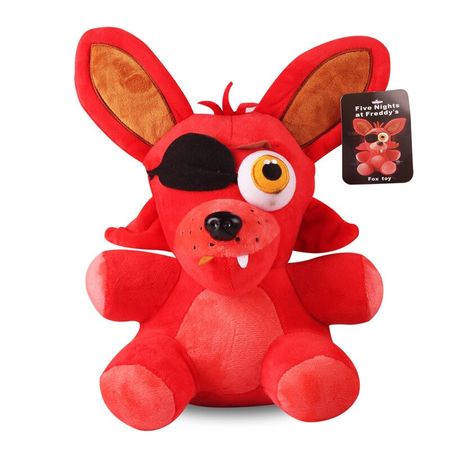 2pcs/lot FNAF Freddy Fazbear Bear & Fox Foxy Plush Freddy Bear & Foxy Plush Five Nights At Freddy's Stuffed Toys Doll for Kids