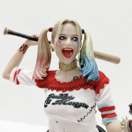 Crazy Toys Figure The Joker Harley Quinn Real Clothes Can be Undress Sexy Suicide Squad Action Figure Model Toy Doll Gift 12inch