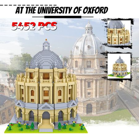 Creator 3D Diamond Church House Building Blocks Famous City Mini Architecture Oxford University Figure Bricks Toys for Children