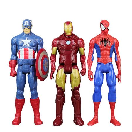 30CM Marvel The Avenger Action Figure Toy Super Hero Model Doll Spiderman Wolverine Thor Captain America Iron Man Model Toy Gift