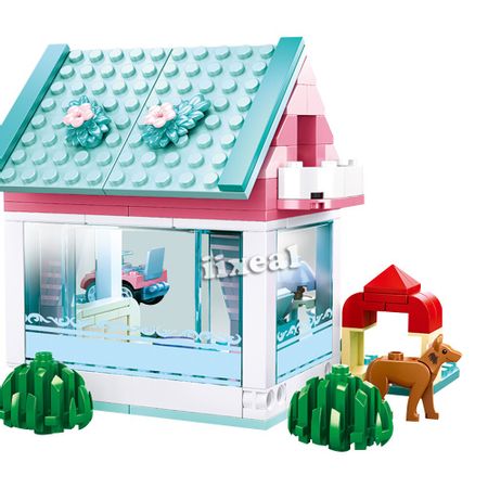Wedding Series Building Blocks Fit Lego Cottage Garden Cabin Figures Bricks Educational Model Kid Toys for Children Construction