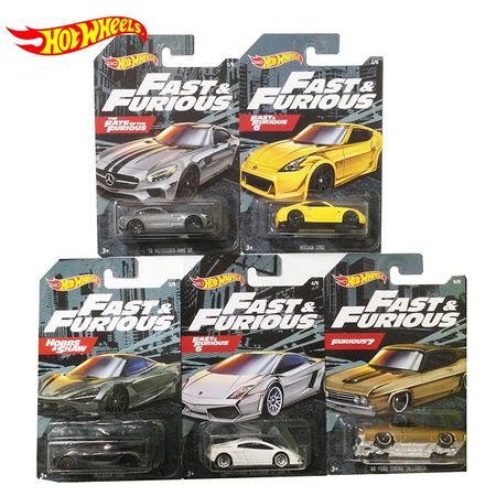 Original Hot Wheels 1:64 Car Fast and Furious Movie Collector Edition Diecast 1/64 Alloy Model Car Kids Forza Toys Boys Gifts