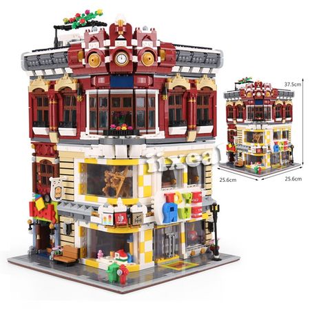 5491pcs City Bookstore Building Blocks Fit Lego Creator Expert Bricks Toys for Kids Christmas Gifts Xingbao 01006