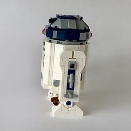 Wars Space The R2-D2 Lepining Star movie Robot Model Blocks mini Bricks Toys Compatible lepinblocks 10225