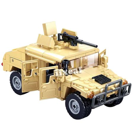 Fit Lego Military Police SWAT Army Tank Car Building Blocks Cargo Troop Carrier Bricks Technic Education Toys Christmas Gifts