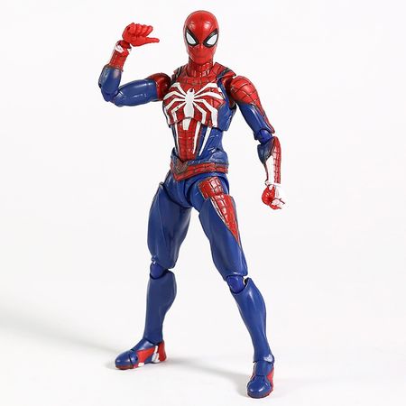 Avengers SHF Spider Man Upgrade Suit PS4 Game Edition SpiderMan PVC Action Figure Collectable Model Toy Doll Gift
