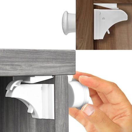 12+3 Pcs Baby Safety Locks Child Protection Magnetic Lock Drawer Latch Limiter Cabinet Lock Door Stopper Baby Security Locks