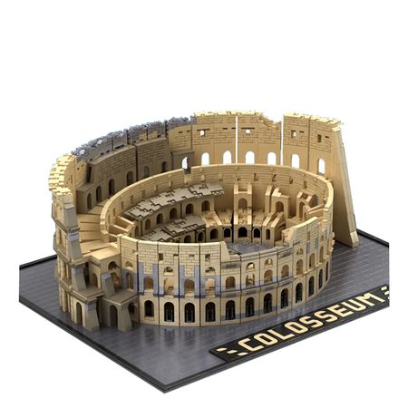 Movie Series Architecture City The Italy Roman Colosseum Model Kit Building Blocks Fit Creator Expert 10276 Bricks Toys For Kids