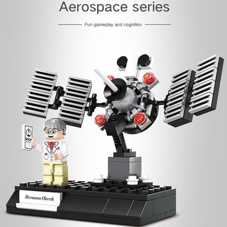 1801 Aviation Rocket Satellite Space Shuttle Moon Exploration Vehicle Building Blocks Star Travel Educational Toys for Kids Gift