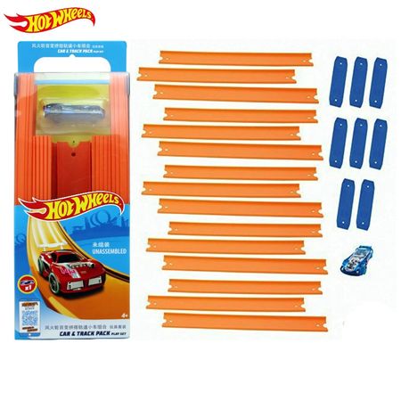 Hot Wheels Car Track Builder Extend Toys for Boys Hotwheels Car Carro Track Expansion Accessories Toys for Children
