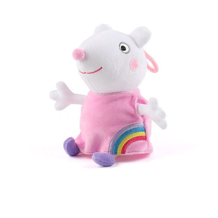 19cm Peppa Pig Stuffed Plush Toy George Friends Susy Sheep Rebecca Rabbit Danny Dog Zoe Zebra Cartoon Plush Dolls Toys Gift