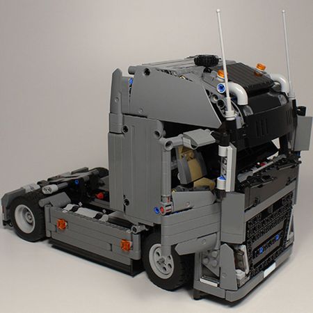 BuildMoc 37849 Technic Engineering FH tractor unit Building Blocks Vehicle Car Bricks Set Educational DIY Toys for Children Boys