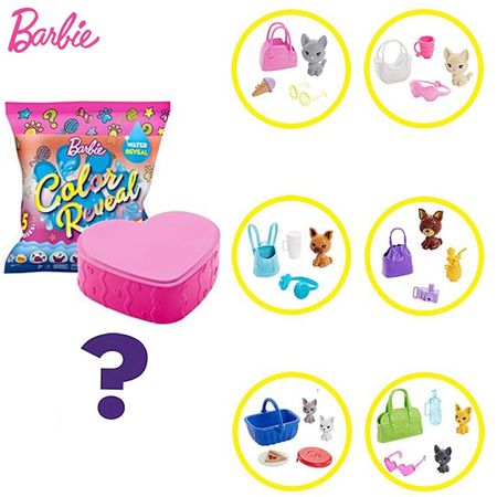 Color Reveal Original Barbie Dolls Princess Makeup Toys for Girls Children Blind Box Toys Gifts with Doll Accessories Juguetes