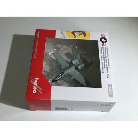 1:200 A-10A HER PA Thunderbolt 118 Fighter Squadron Fighter Flying Yankees Aircraft Model Toy Birthday Gift