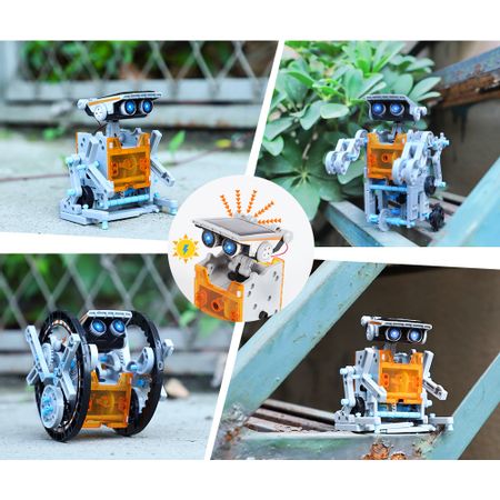 Toys Educational Science Kits Toys Solar Technology Robot Learning Scientific Toy for Children Suit for 6-12 Years Old